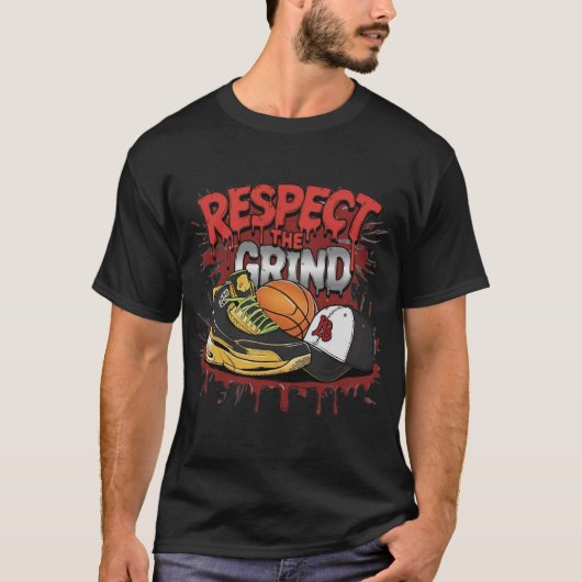T-shirt basique foncé pour hommes | (Devant)