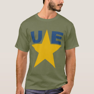 T-shirt basique foncé vert kaki Design UE