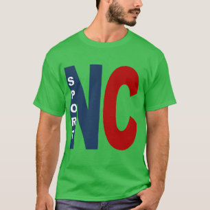 T-shirt basique foncé vert trèfle CAROLINA SPORT