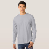 T-shirt basique gris dos DESIGN ANDALUCIA (Devant entier)
