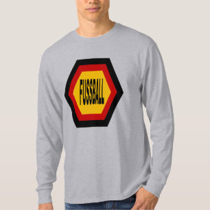 T-shirt basique gris FUSSBALL ALLEMAGNE