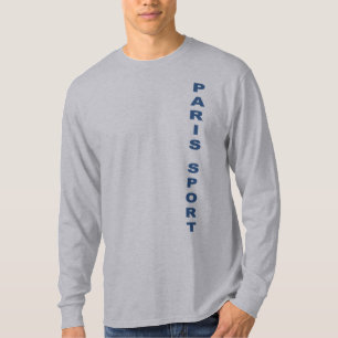T-shirt basique gris PARIS SPORT