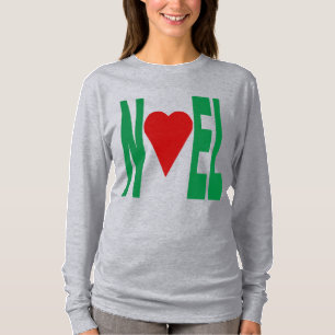 T-shirt basique gris pour femmes NOEL