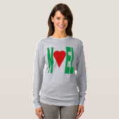 T-shirt basique gris pour femmes NOEL (Devant entier)