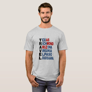 T-shirt basique gris TRAVEL