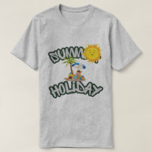 T-shirt basique homme pour les vacances d'été