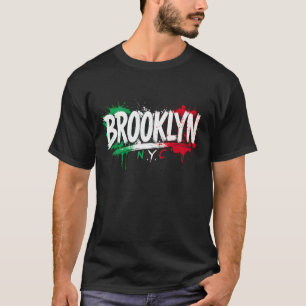 T-Shirt basique italien de Brooklyn NYC