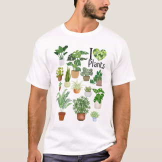 T-Shirt basique J'adore les plantes