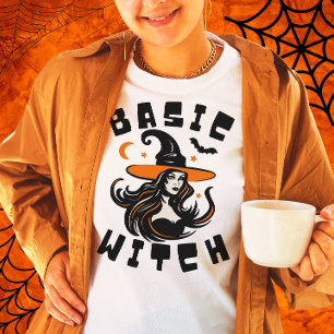 T-shirt Basique maman sorcière fille Éffrayante femmes Hal
