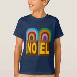T-shirt basique marine Design GATEAUX NOEL