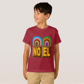 T-shirt basique marron Design GATEAUX  NOEL (Devant entier)