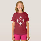 T-shirt basique marron  Design  NOEL (Devant entier)