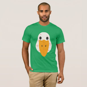 T-Shirt Basique Oie Avec Boutons