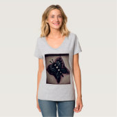 T-shirt basique Papillon Rustique, PETIT (Devant entier)