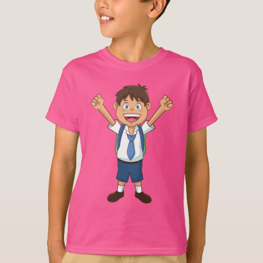 T-shirt basique pour enfants (Devant)