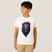 T-shirt basique pour enfants | Lion (Devant entier)