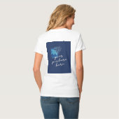 T-shirt basique pour femme (Dos entier)