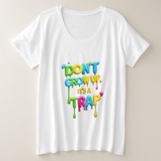 T-shirt basique pour femmes de grande taille - Ne