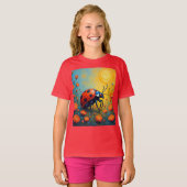 T-Shirt basique pour fille (Devant entier)