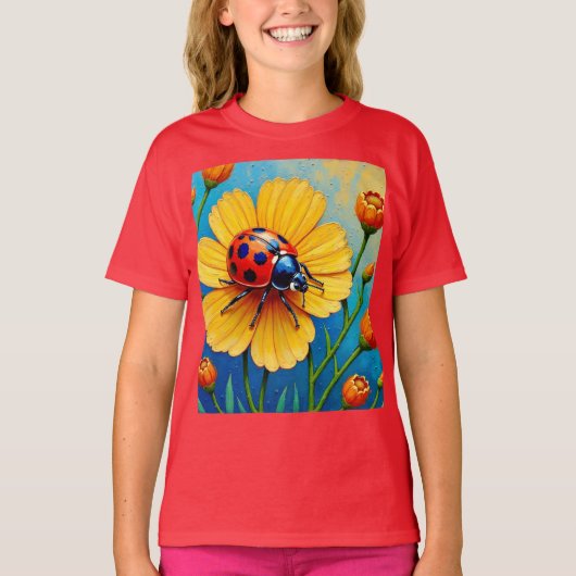 T-Shirt Basique pour Fille (Devant)