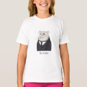 T-shirt basique pour filles BUTLER CAT (Devant)