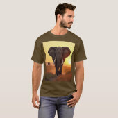 T-shirt basique pour homme (Devant entier)