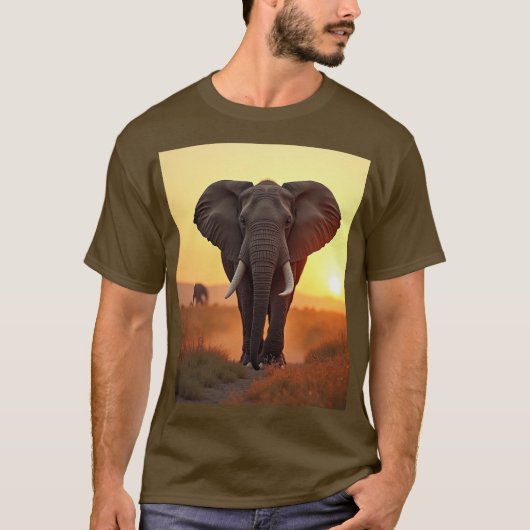T-shirt basique pour homme (Devant)