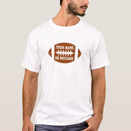 T-Shirt Basique pour Homme avec Nom ou Message Per (Devant)