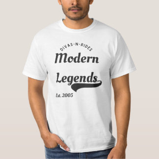 T-shirt basique pour homme Divas-N-Rides Modern Le