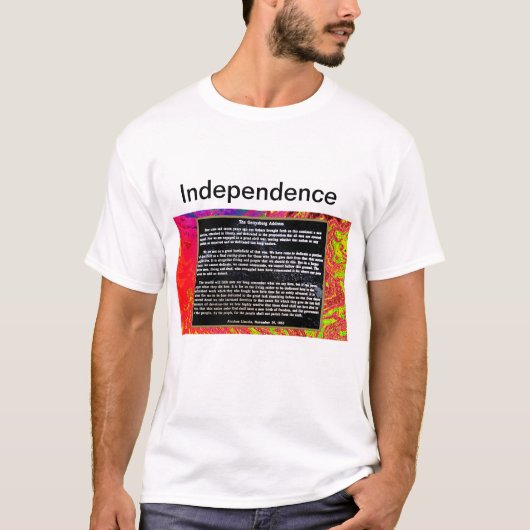 T-shirt basique pour homme Independence  jGibney Z (Devant)