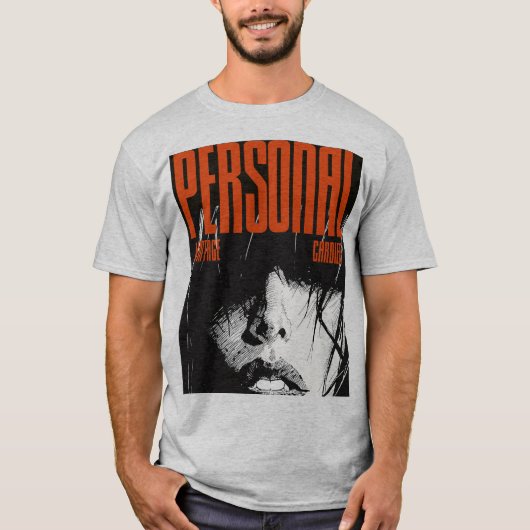 T-shirt basique pour hommes (Devant)