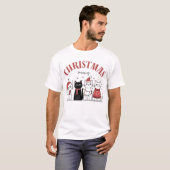 T-shirt basique pour hommes (Devant entier)