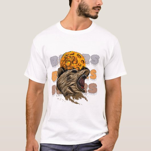 T-shirt basique pour hommes (Devant)