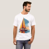 T-shirt basique pour hommes (Devant entier)