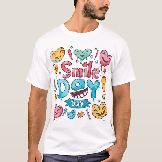 T-shirt basique pour hommes (Devant)