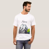 T-shirt basique pour hommes (Devant entier)