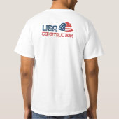 T-shirt basique pour hommes (Dos)