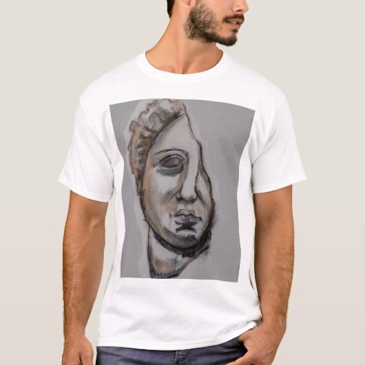 T-shirt basique pour hommes (Devant)