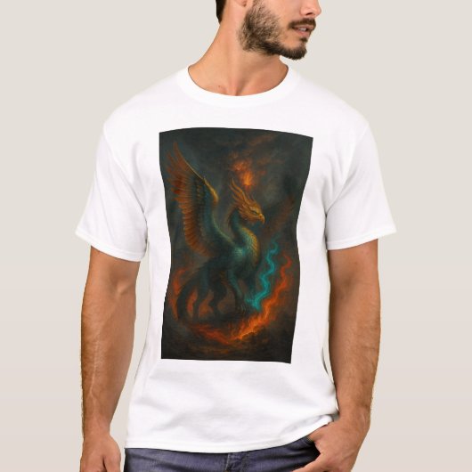 T-shirt basique pour hommes (Devant)
