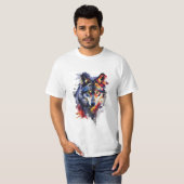 T-shirt basique pour hommes (Devant entier)