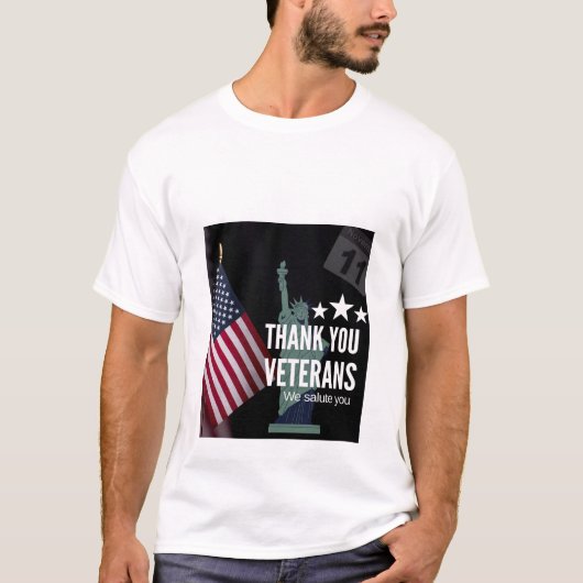 T-shirt basique pour hommes (Devant)