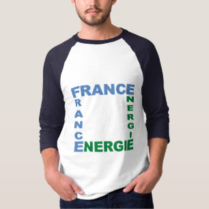 T-shirt basique raglan FRANCE ENERGY