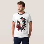 T-shirt basique ras-de-cou pour hommes (Devant entier)