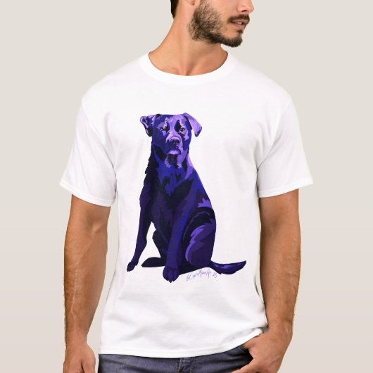 T-Shirt basique rose saule (Devant)