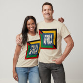 T-shirt basique sable DESIGN AFRICA (Unisexe)