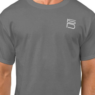 T-Shirt basique unisexe blanc avec logo ISD