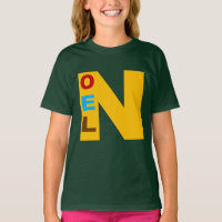T-shirt basique vert foret Design NOEL