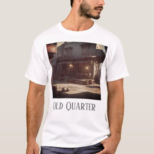 T-Shirt Basique (Vieux Quartier) (Devant)