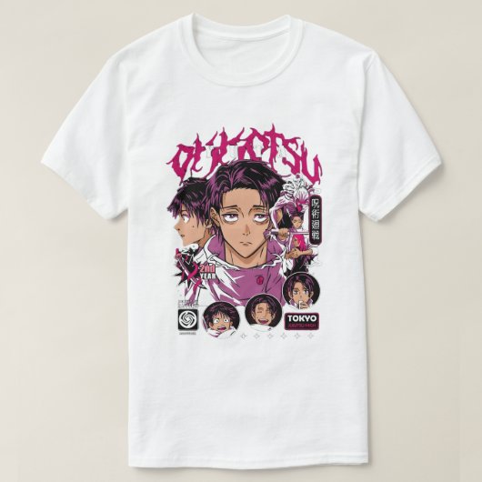 T-Shirt basique Yuta Okkotsu (Design devant)