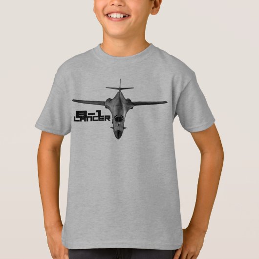 T-shirt Basiques pour enfants B-1 Lancer Hanes Confort san (Devant)